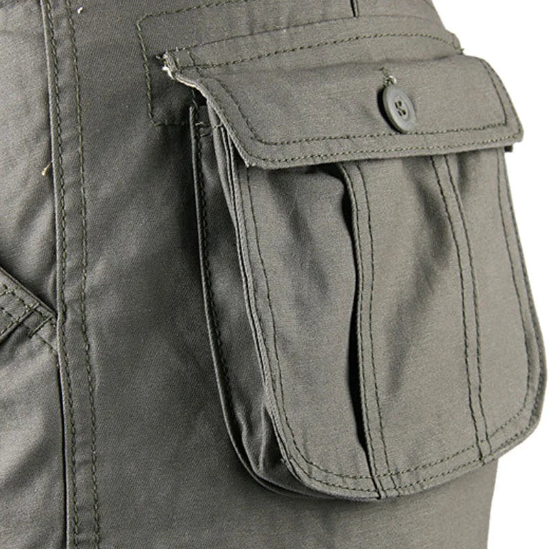 Men's Cargo Pants Mens Casual Multi Pockets Sports Large size 44 Tactical Pants Men Outwear Straight Loose Fashion Long Trousers
