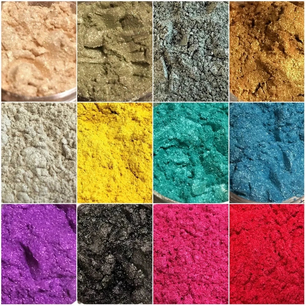 120 Colors Natural Mineral Mica Powder DIY For Soap Candle Dye Epoxy Resin Paint Colorant Powder Makeup Eyeshadow Pearl Pigment