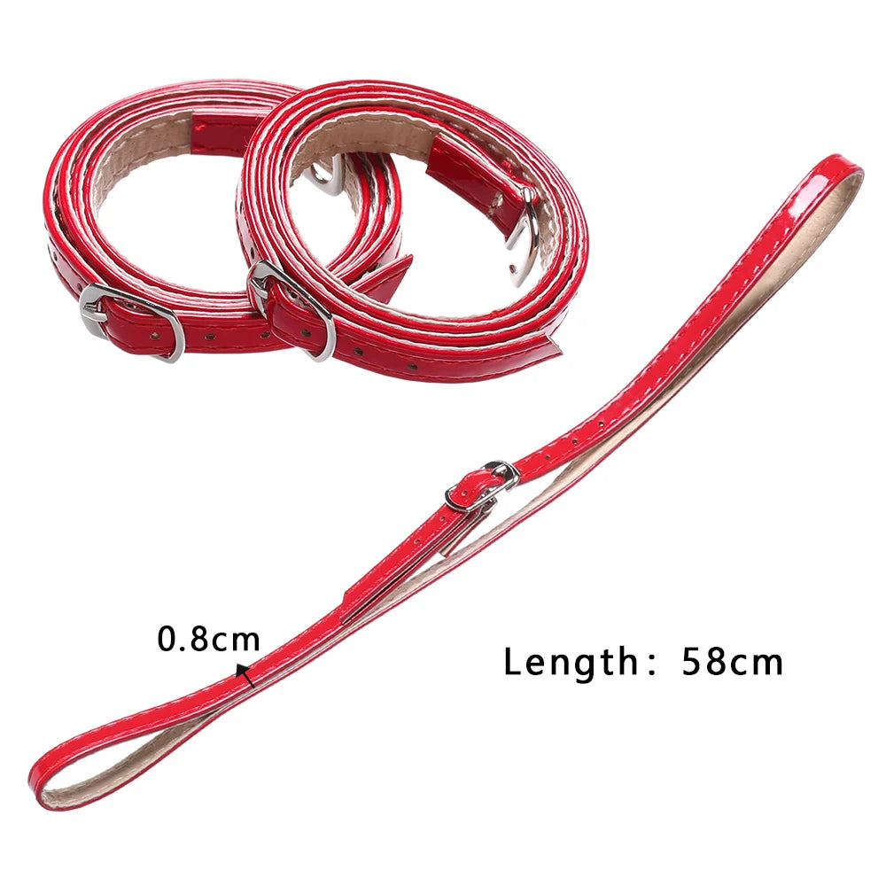 1Pair Adjustable Anti-skid Straps Shoelace For Women PU Leather High Heels Holding Metal Buckles Shoe Tie  Lace Accessories New