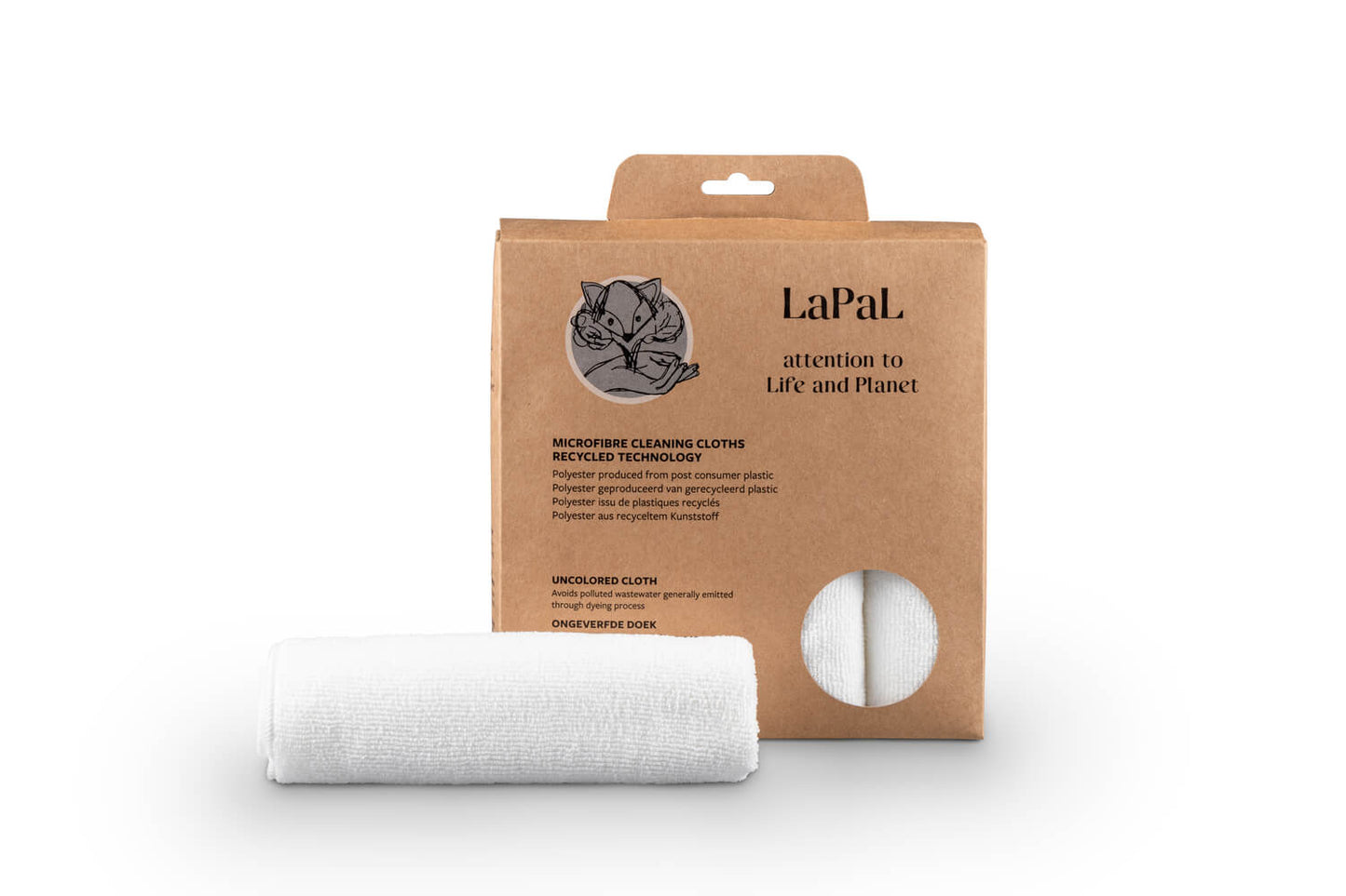 Lapal Recycled Microfiber Cloths, 40 x 40 cm