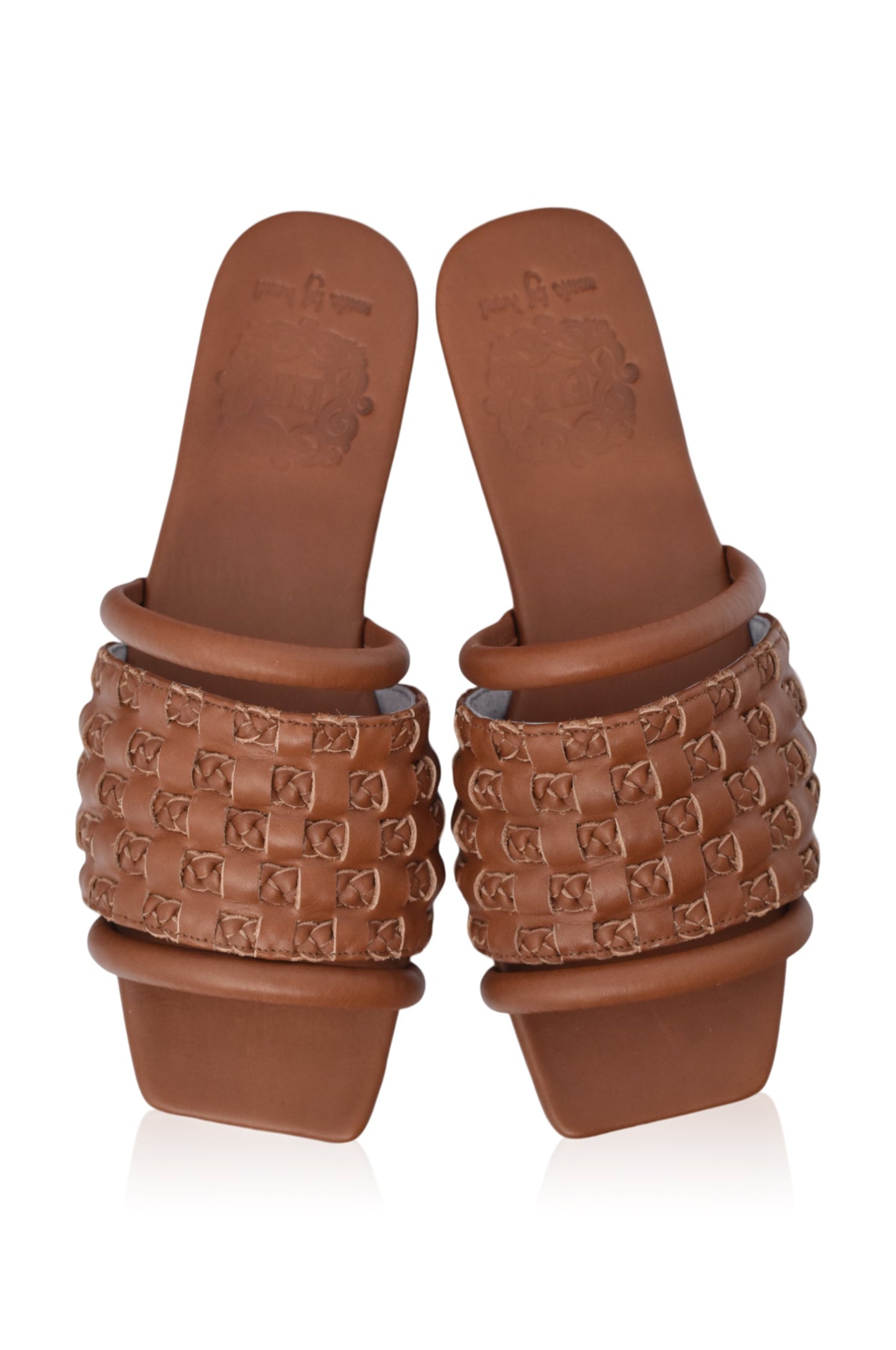 Majorca Leather Slides (Sz. 5)