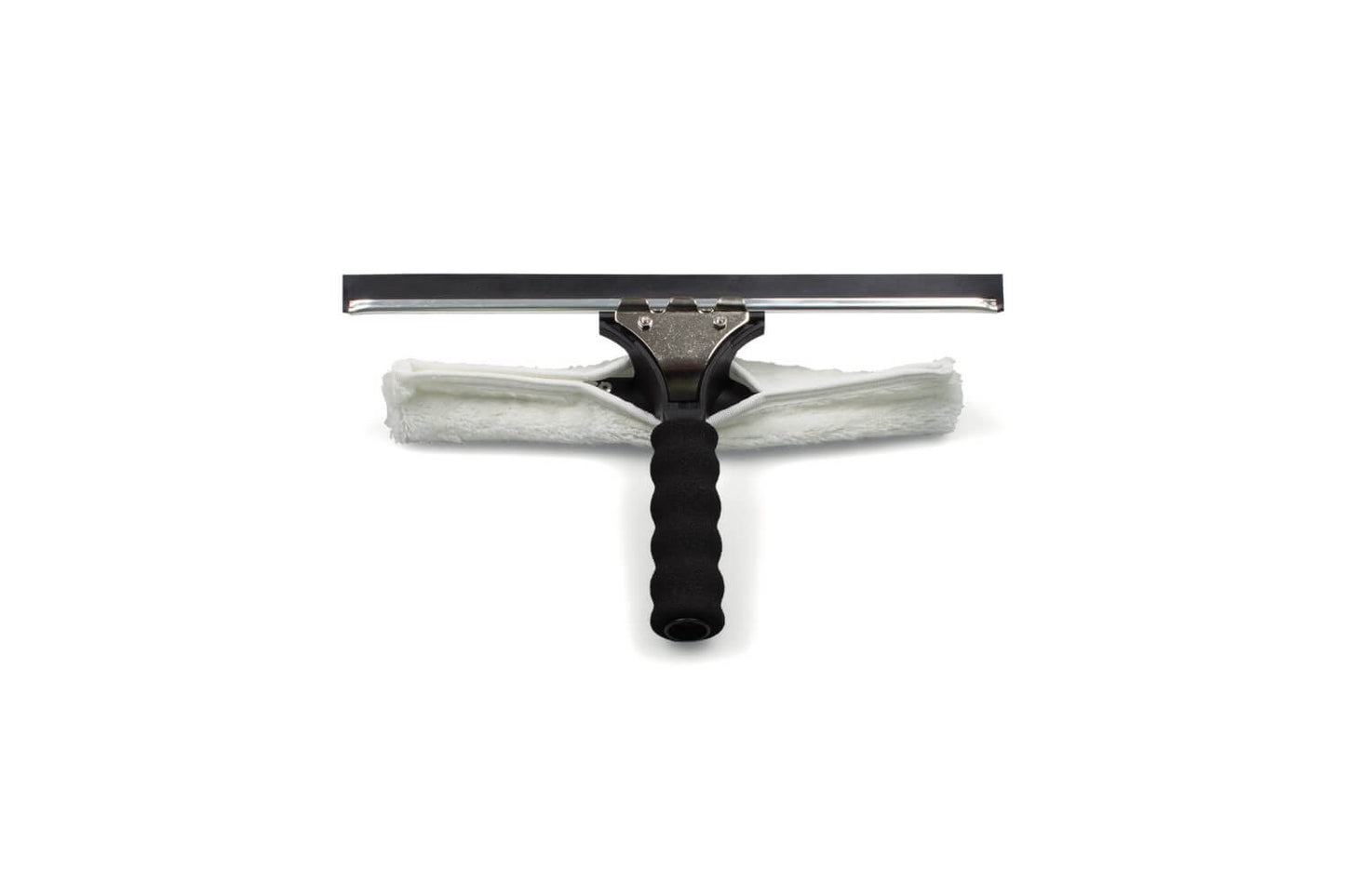Multipurpose Window Squeegee &amp; Microfiber Scrubber 30 cm
