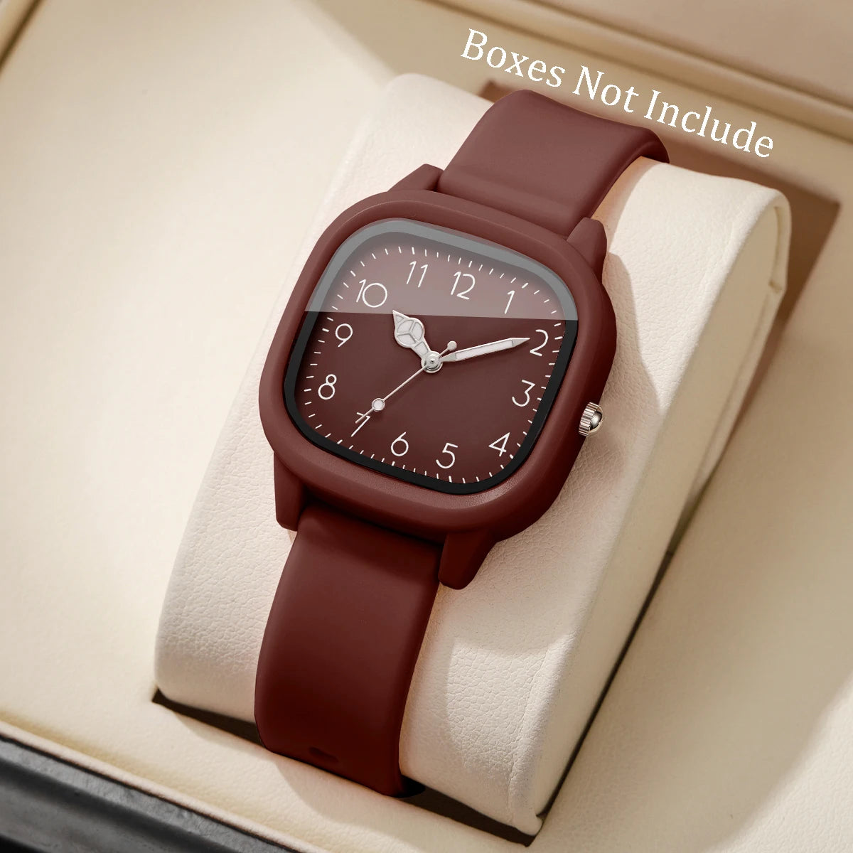 Fashion Candy Color Silicone Band Women Watches Square Dial Ladies Quartz Wristwatch for Girls Clock Reloj Mujer