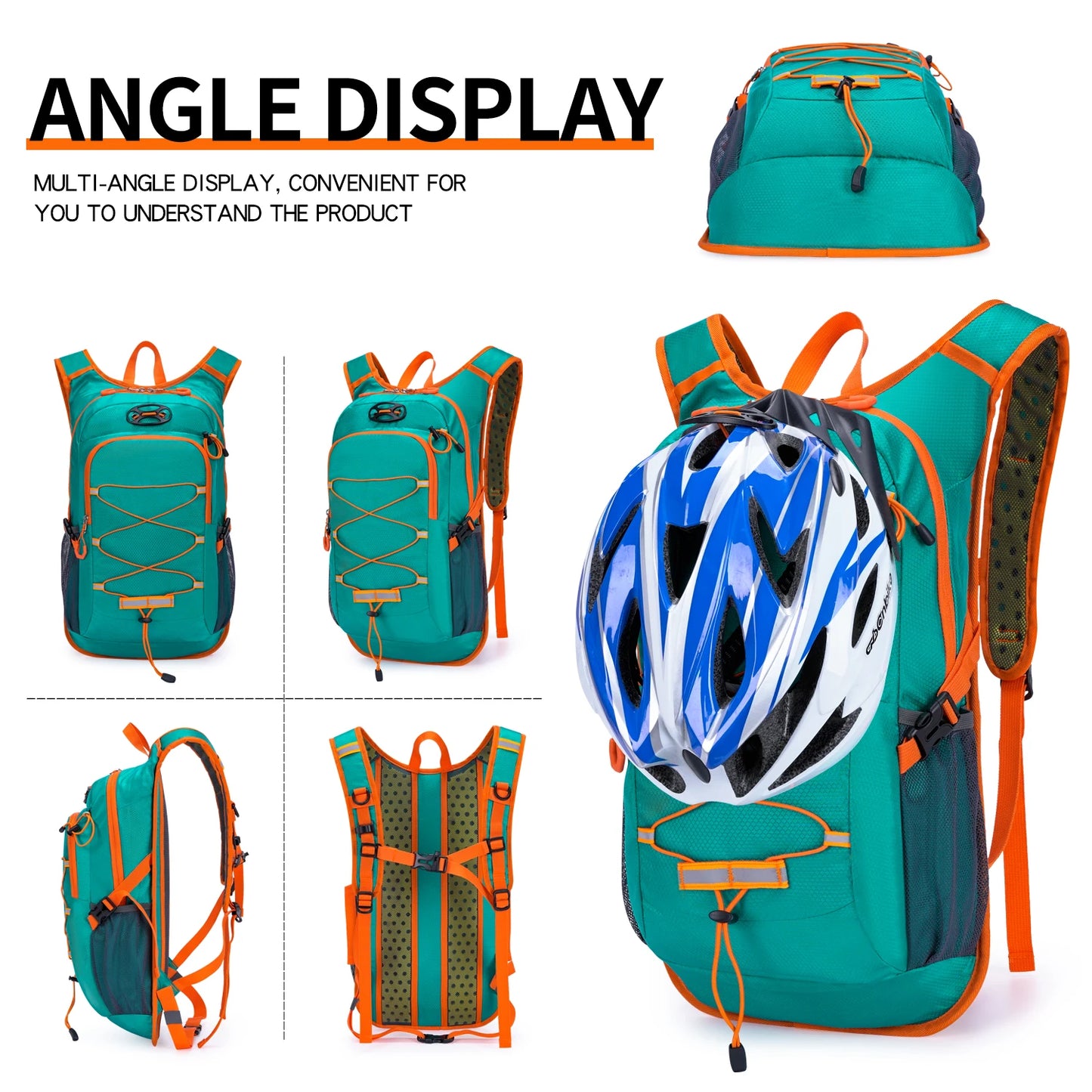 10L Cycling Bag Mountaineering Hiking Climbing Sport Riding Hydration Shoulder MTB Backpack Bike Motorcycle Travel Equipment