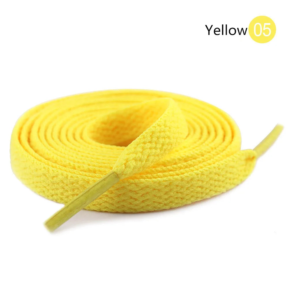 26Colors Flat Shoelaces Adult Kids Black White Pink Laces Sneakers Shoestring No Elastic Shoelace Leisure Lacet Shoe Accessories
