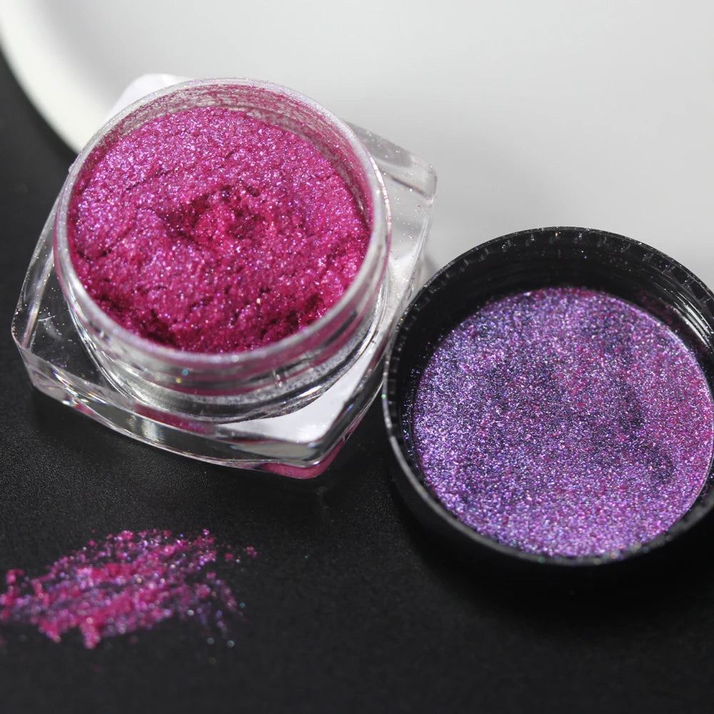 100colors Cosmetic Diamond Highlighter Pigment Eyes Loose Powder Makeup Pearlescent Shiny Eyeshadow Lipgloss Resin Craft DIY