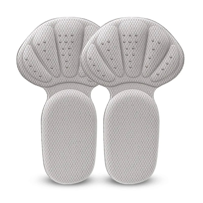 Heel Stickers Sneakers Heel Protection Pads Pain Relief Shoe Size Reducer Half Cushion Heel Inserts T-Shaped Shoe Foot Care Pad