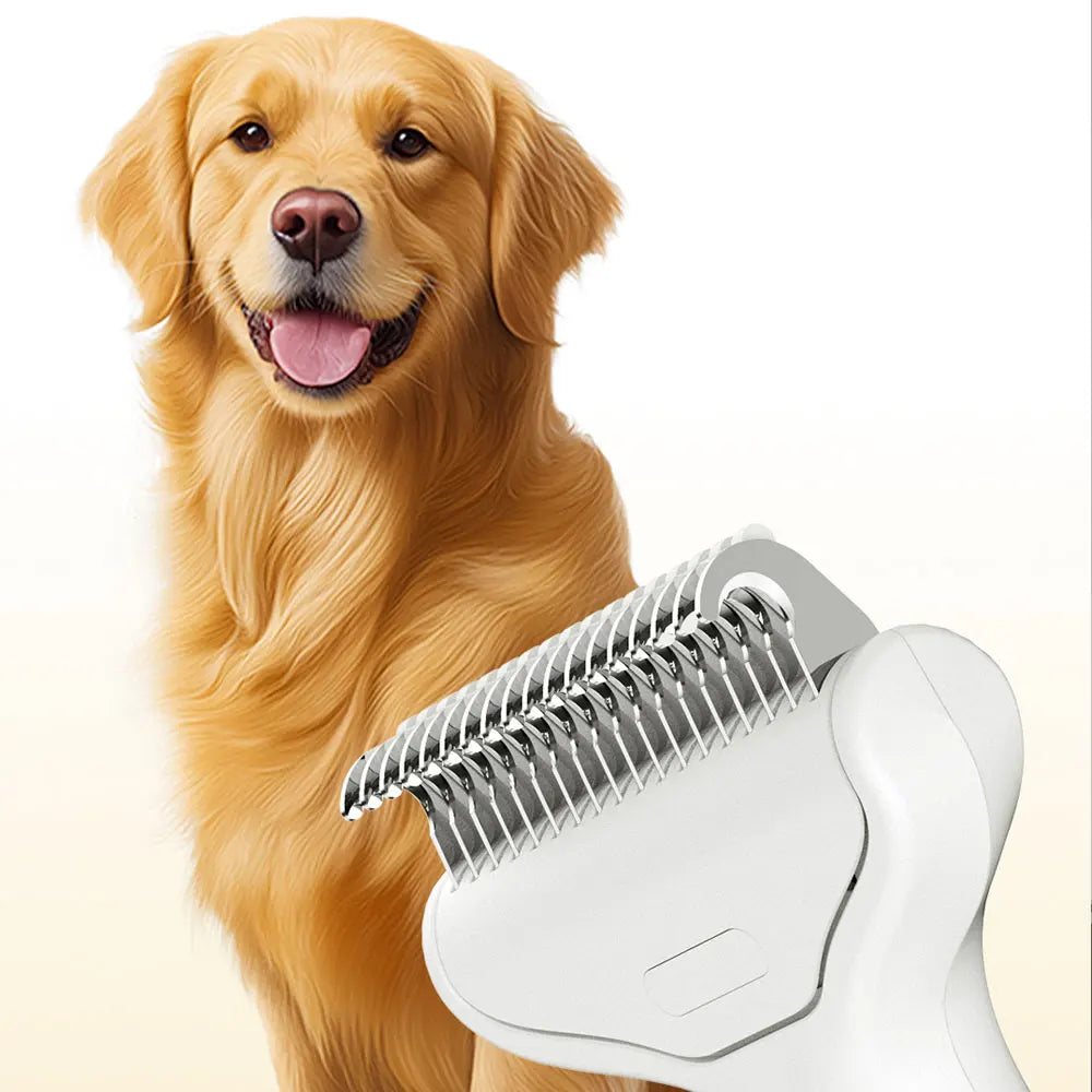Magical Stainless Steel Dog Hair Removal Brush Comb Pet Hair Remover Brush For Dogs Cats Grooming Tools Pets Dematting Comb