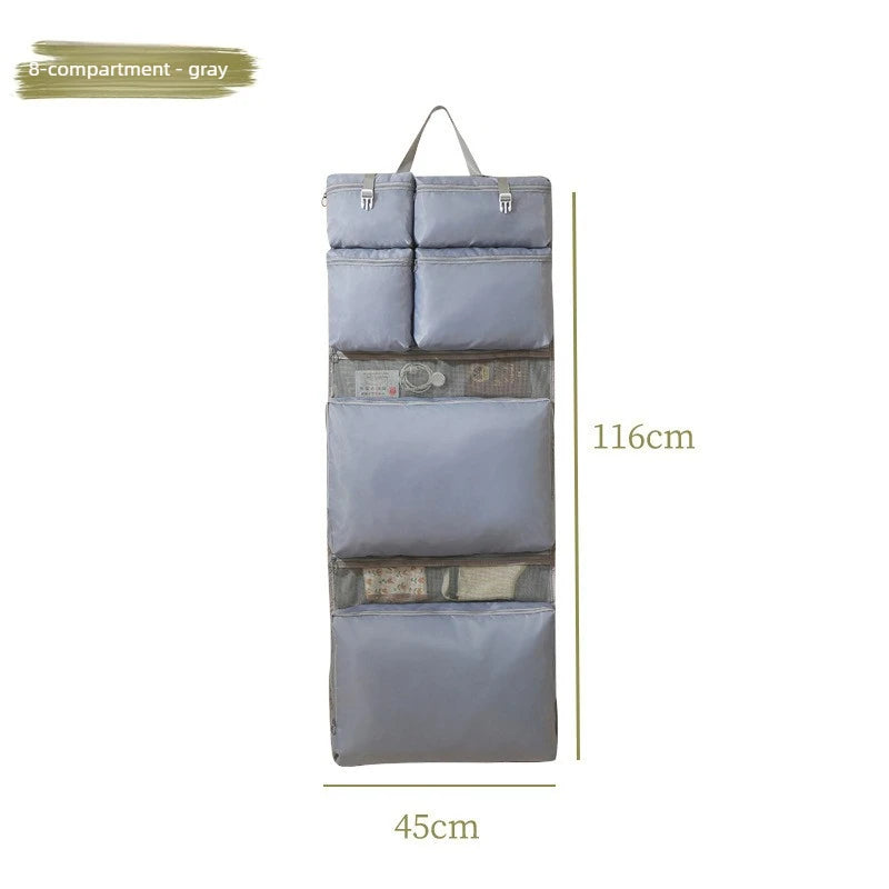 Travel Hanging Storage Bag Portable Foldable Multi Pocket Organizer for Clothes Accessories