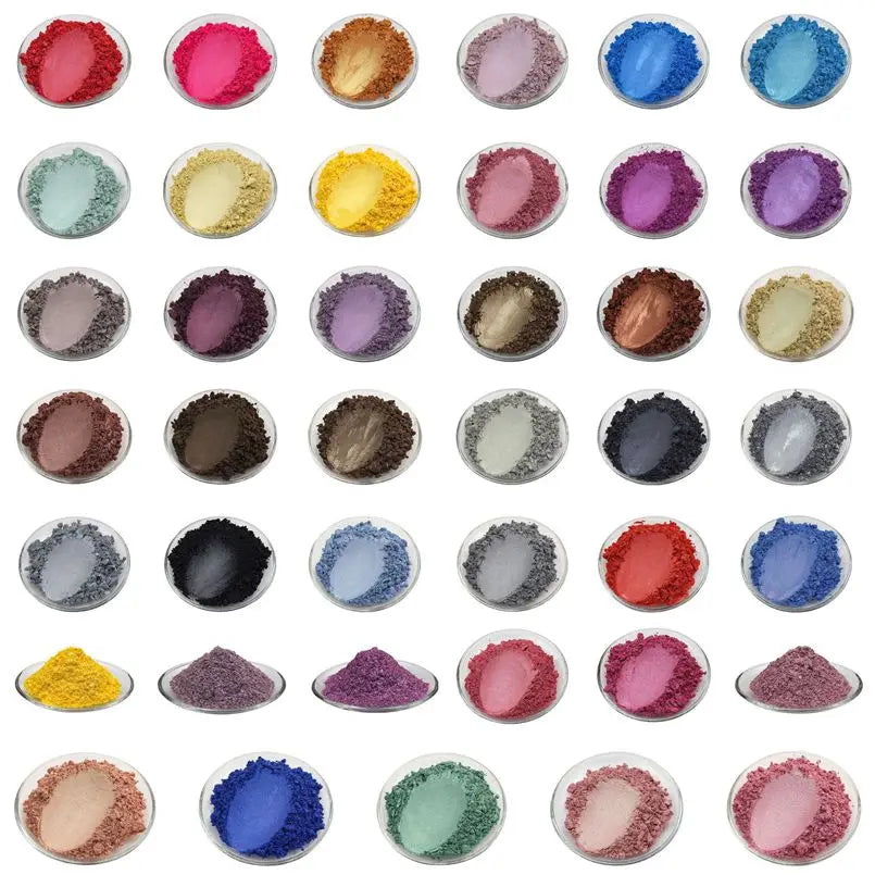 128Colors Luster Pearlescent Mica Powder DIY For Soap Candle Dye Epoxy Resin Paint Colorant Powder Makeup Cosmetic Pearl Pigment
