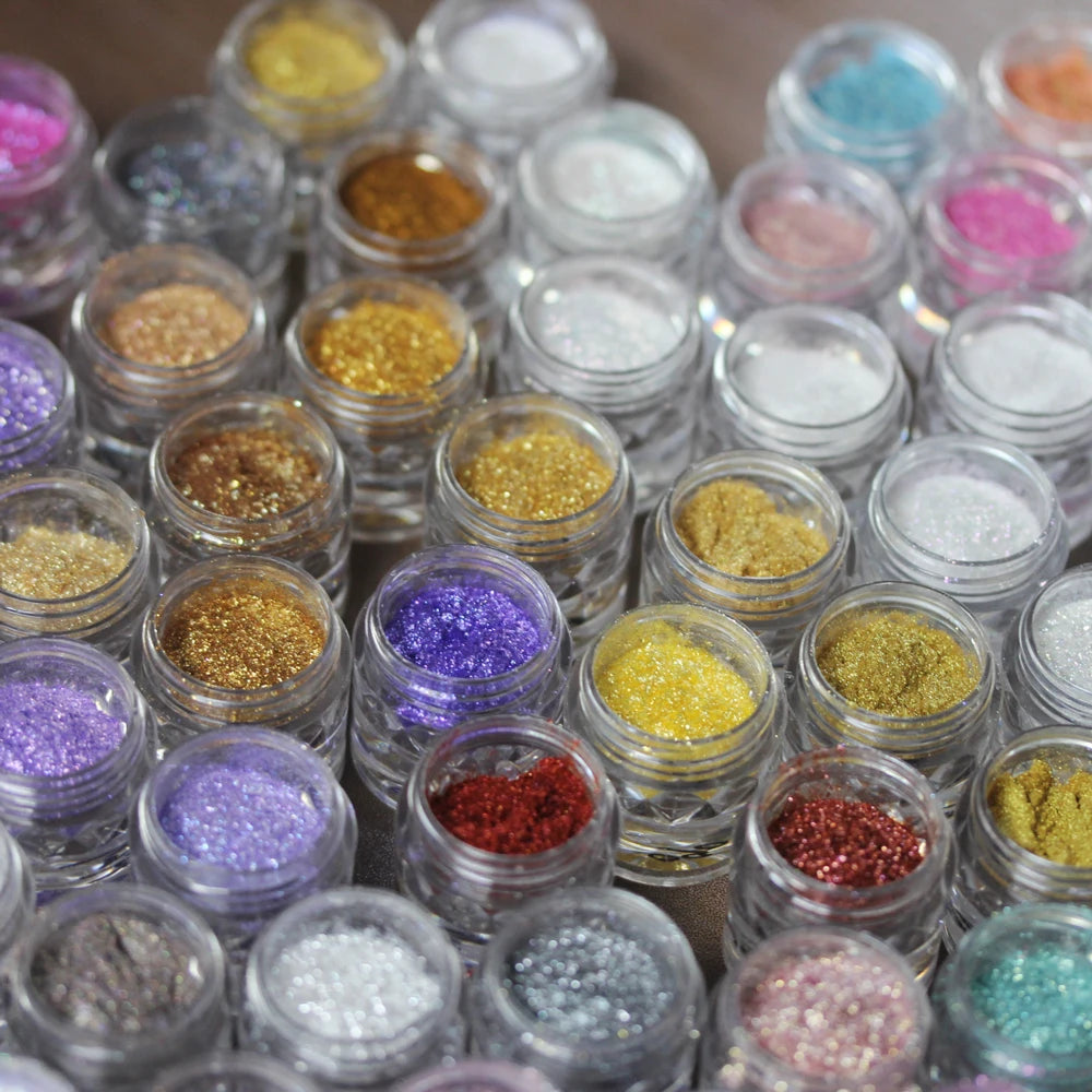 Cosmetic Beautiful Multichrome Loose Face Sparkly Diamond Pigment Powder Dust Safe for Eyeshadow Makeup Body Lipgloss Nail Art