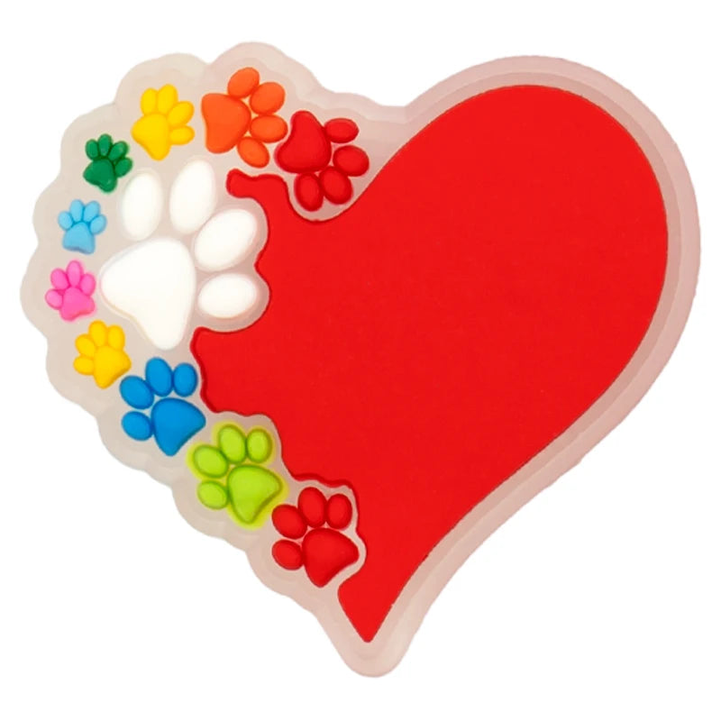 Pink Heart LED Shoe Charm Decoration for Girls,Butterfly Owl Unicorn Pin for Sandals,Football Clog Buckle Accessories