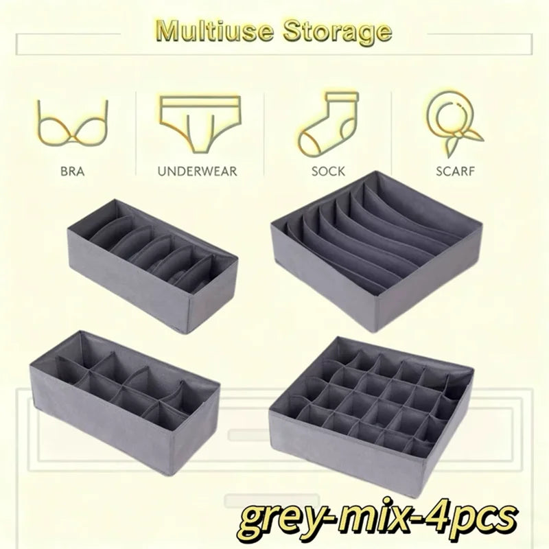 Drawer Underwear Socks Bra Storage Box Clothes Storage Organizer Underwear Bag Household Wardrobe Box Cabinet Drawer Organizer