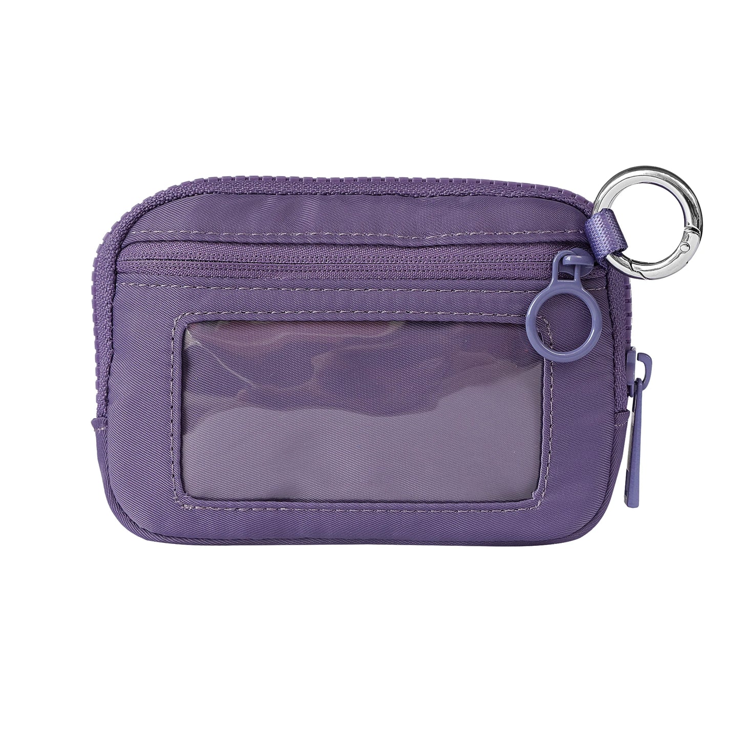 Women Cute Small Pouch Mini Wallet with Clear ID Window, Makeup Cosmetic Bag,Card Holder Bag for Purse,Toiletry Zipper Pouch