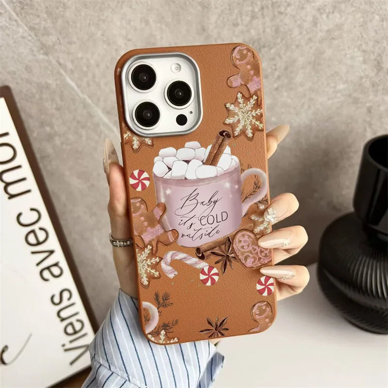 Christmas Winter-Themed Coffee Design Phone Case For Xiaomi 14T Cases Xiaomi 14T Pro 13T 13T Pro Mi 11 Lite 5G Soft TPU Cover