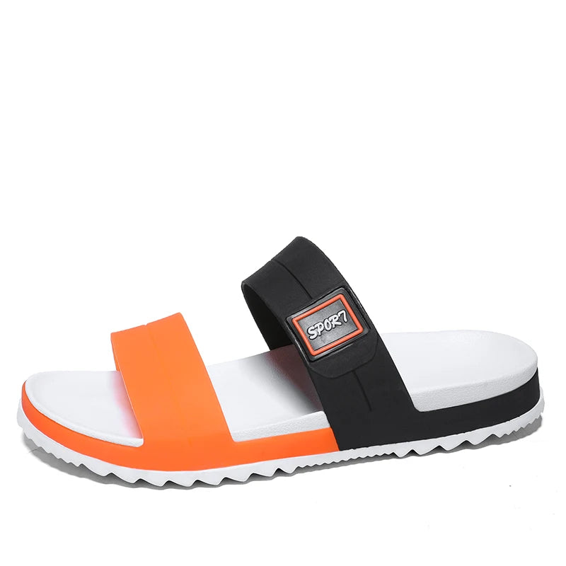 New slipper men's non-slip jelly sports casual wear-resistant sandals men wear flip-flops on the beach sandals
