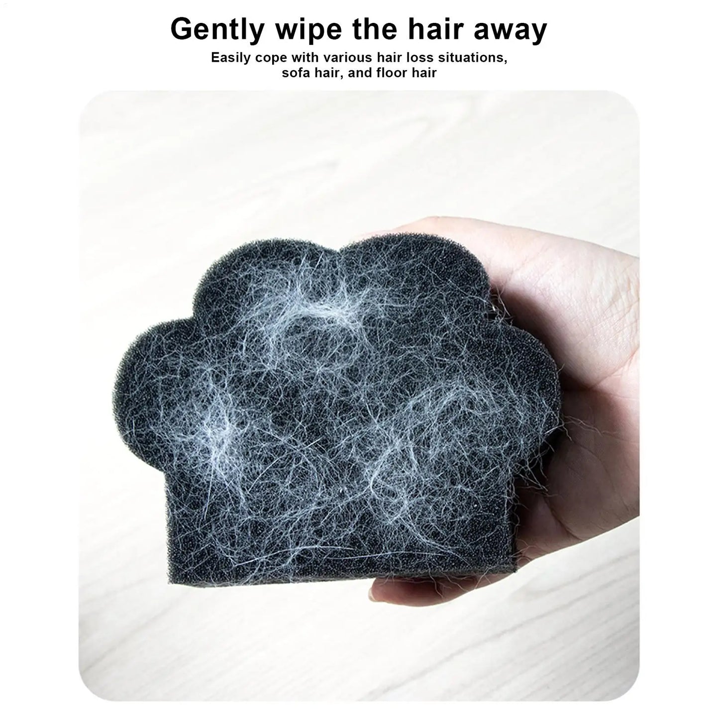 Pet Hair Remover Cat Paw Shape Laundry Sponge Washing Machine Lint Catcher Reusable Clothes Sofa Cat Dog F ur Cleaning Sponge