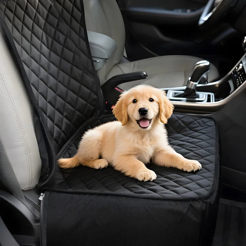 Waterproof Scratch Resistant Dog Car Seat Cover Hammock Protector for Pet Travel Rear Seat Bench Auto Accessories Cat Bed