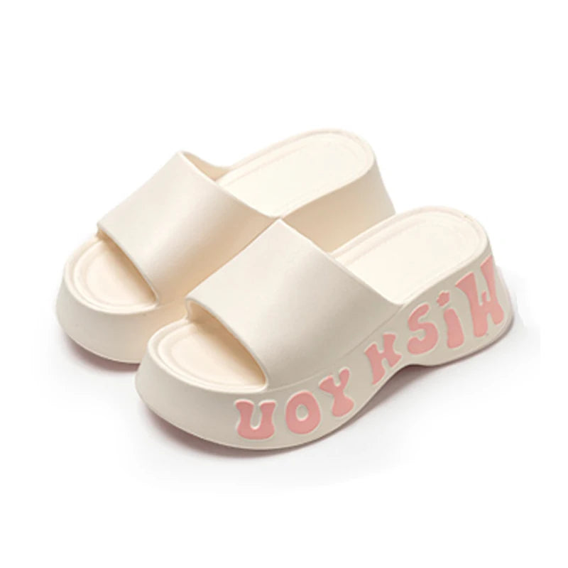 2025 New Trend Conciser Summer Ladies' Shoes Outdoors Cosy Slides Soft Sole Pantshoes Home Sandals For Women Slippers Flip Flops