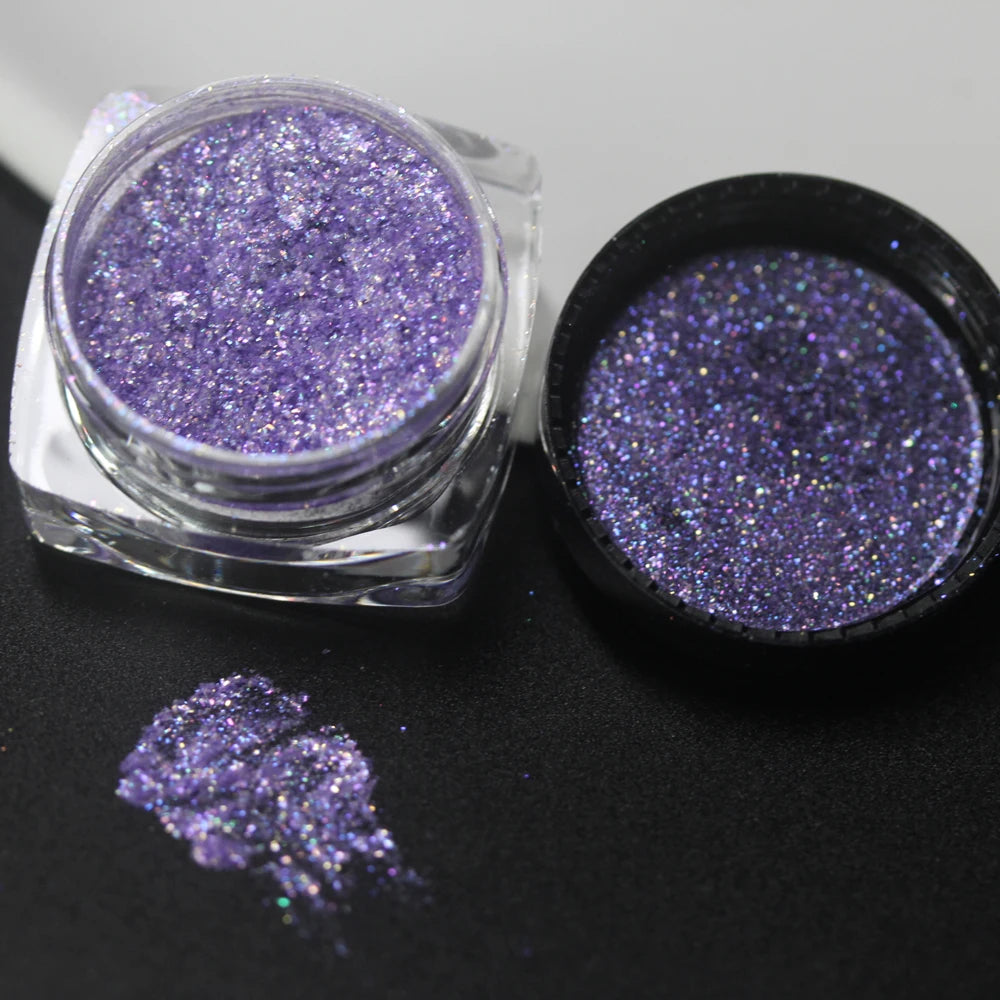 100colors Cosmetic Diamond Highlighter Pigment Eyes Loose Powder Makeup Pearlescent Shiny Eyeshadow Lipgloss Resin Craft DIY