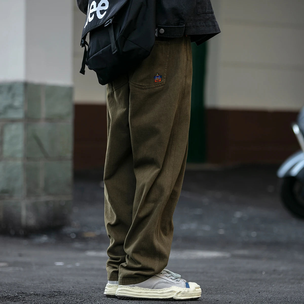 Japanese Streetwear High Quality Cargo Pants For Men Clothing Harajuku Casual Straight-Leg Trousers Korean Fashion Baggy Pants