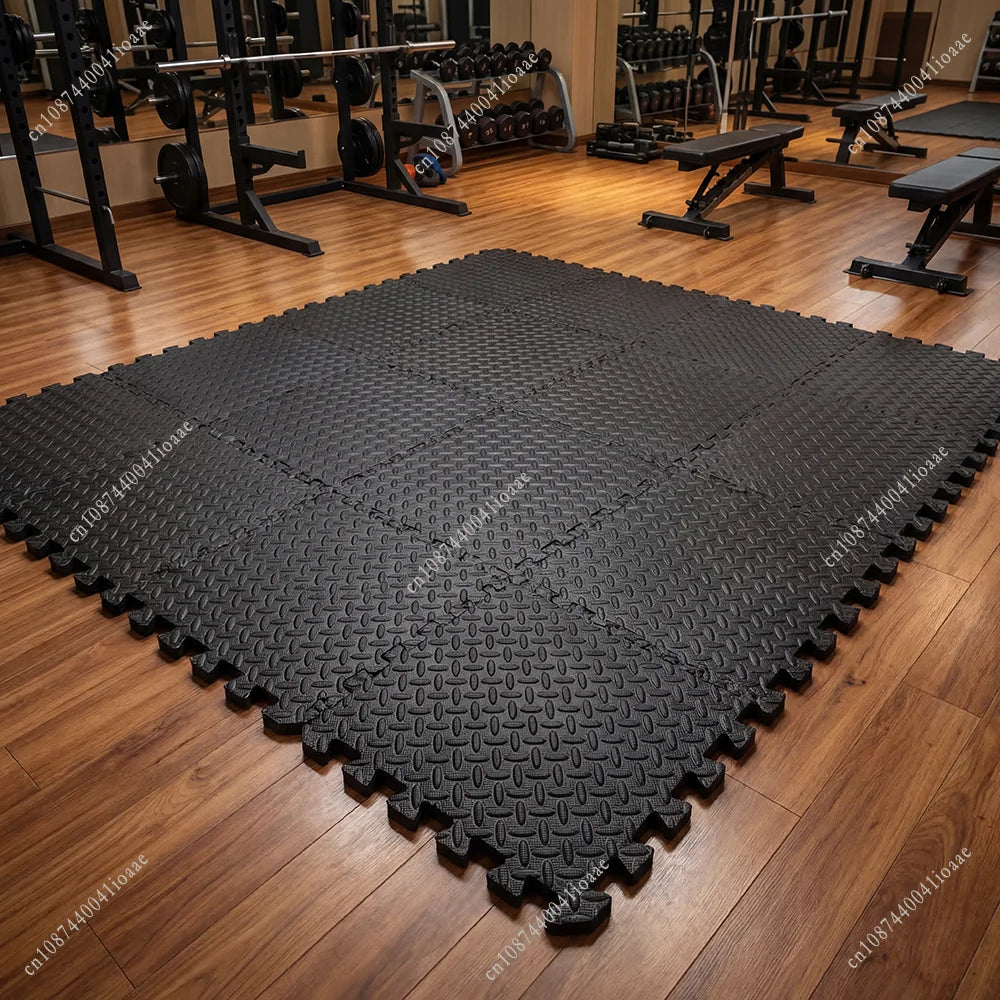 Dedicated Fitness Mat - 8/12/16Pcs Interlocking Sport Mat 30x30x1CM Puzzle Fitness Mat Gym and Yoga Equipment Protective Mat