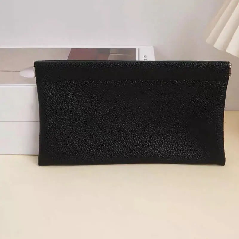 Fashion Automatic Closing PU Shrapnel Storage Bag Earphone Data Cable Lipstick Jewelry Portable Mini Waterproof Storage Bag