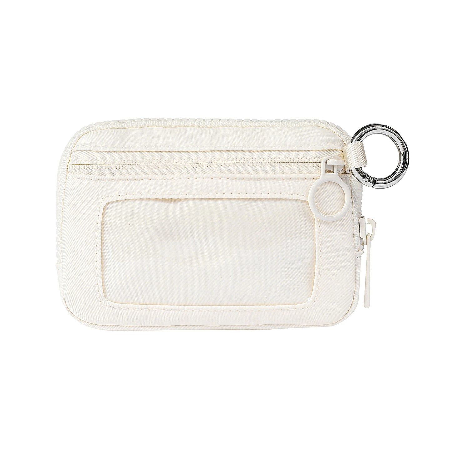Women Cute Small Pouch Mini Wallet with Clear ID Window, Makeup Cosmetic Bag,Card Holder Bag for Purse,Toiletry Zipper Pouch