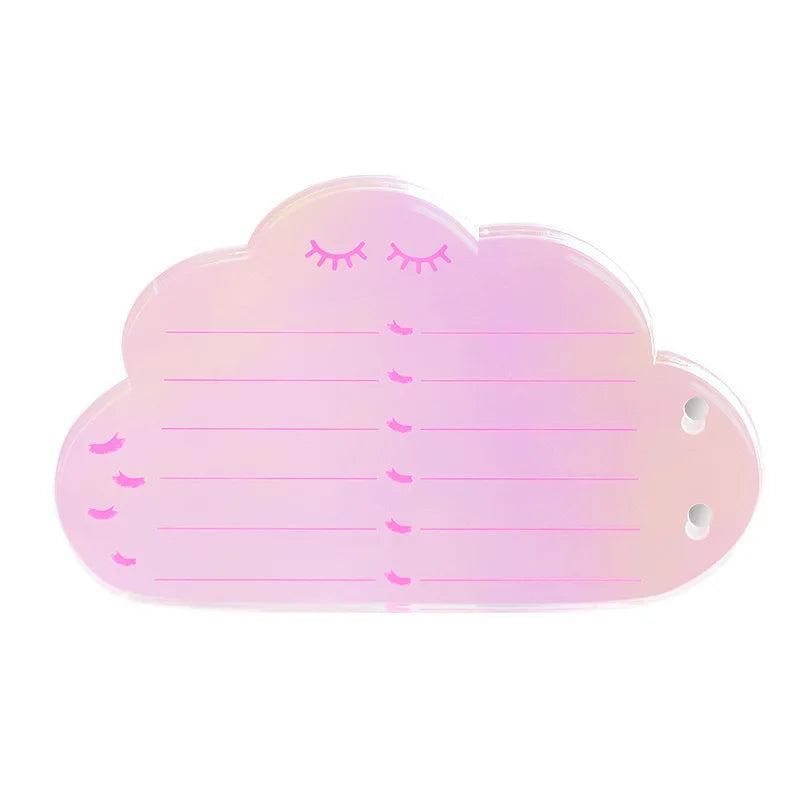 Eyelash Storage Box Single Layer Magnetic Plate Multifunctional Organizer Acrylic Pallet Lash Holder False Eyelashes Makeup Tool