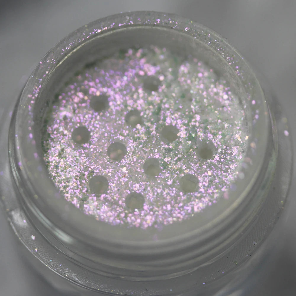Cosmetic Beautiful Multichrome Loose Face Sparkly Diamond Pigment Powder Dust Safe for Eyeshadow Makeup Body Lipgloss Nail Art