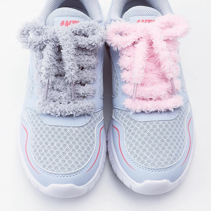 1Pair fashions 1cm wide round plush shoelace Sneakers flat shoes Casual shoelaces 80/100/120/140/160cm Shoelaces for shoes