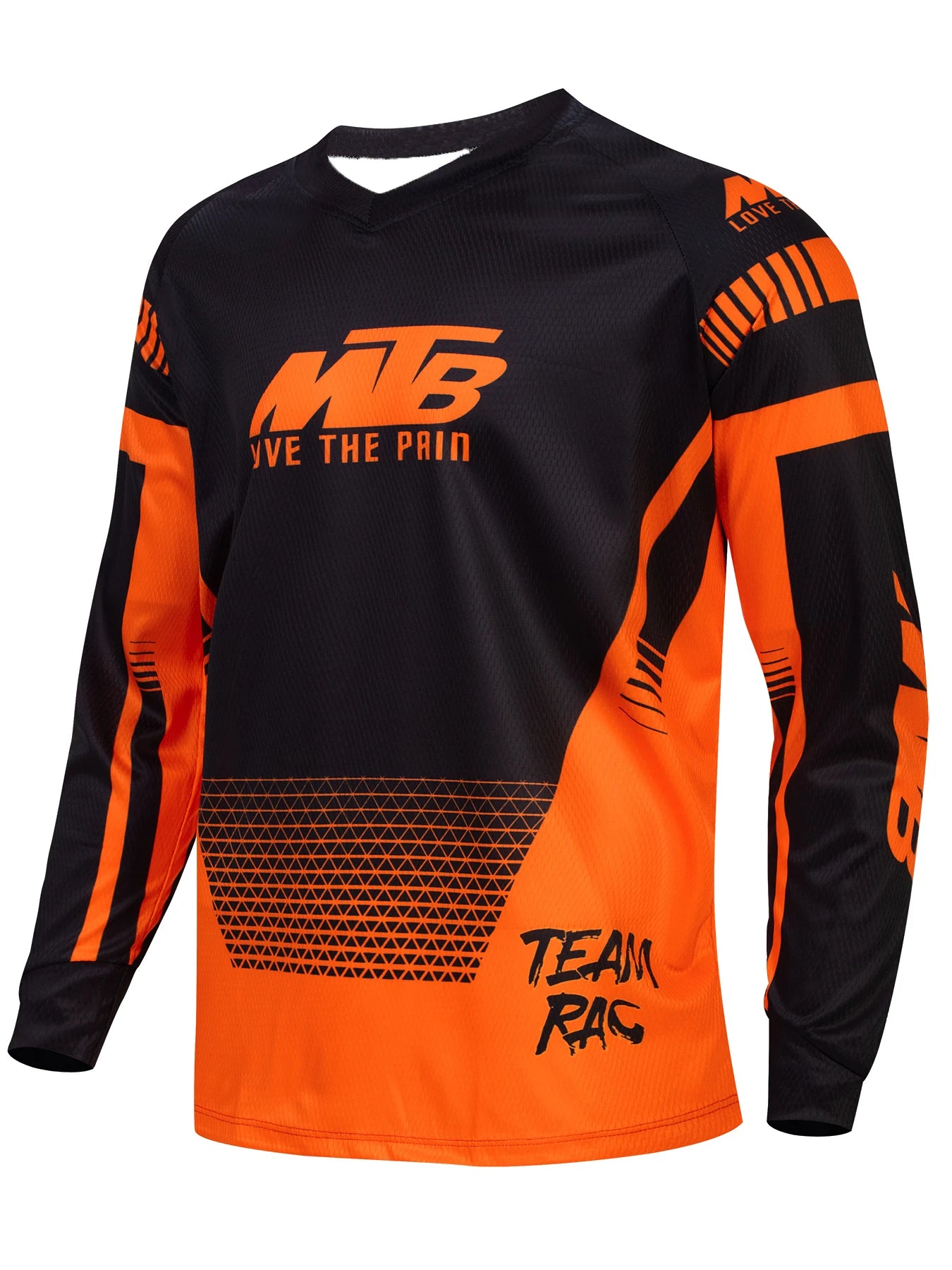 Men Breathable Enduro Mtb Motocross Mountain Bike Jersey Cycling Top off Road Riding Quick Dry Sports Wear Cycling Top