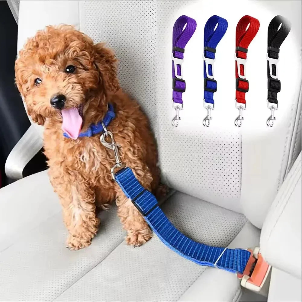 1pc Pet Cat Dog Car Seat Belt Suitable for Universal Safety Buckle Adjustable Safety Rope Dog Car Seat Belts Dog Accessoires