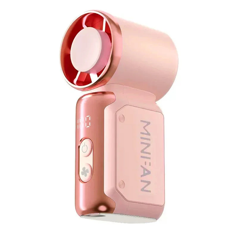 Portable Mini Fan, Small Handheld Fan Electric Fan, USB Charging Portable Pocket Fan, Suitable for Outdoor, Travel, and Office