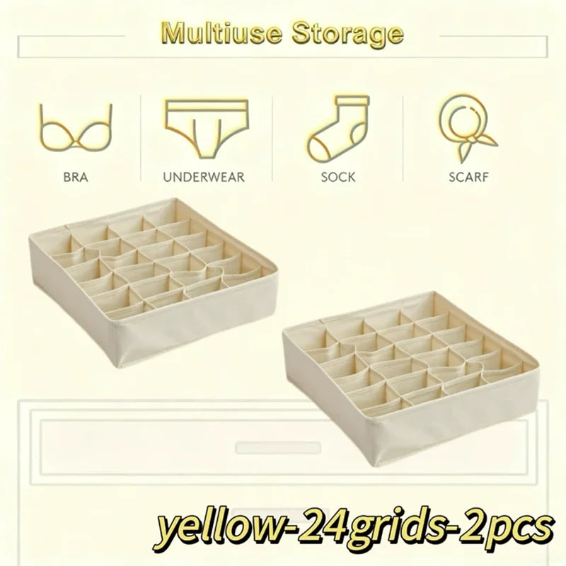 Drawer Underwear Socks Bra Storage Box Clothes Storage Organizer Underwear Bag Household Wardrobe Box Cabinet Drawer Organizer
