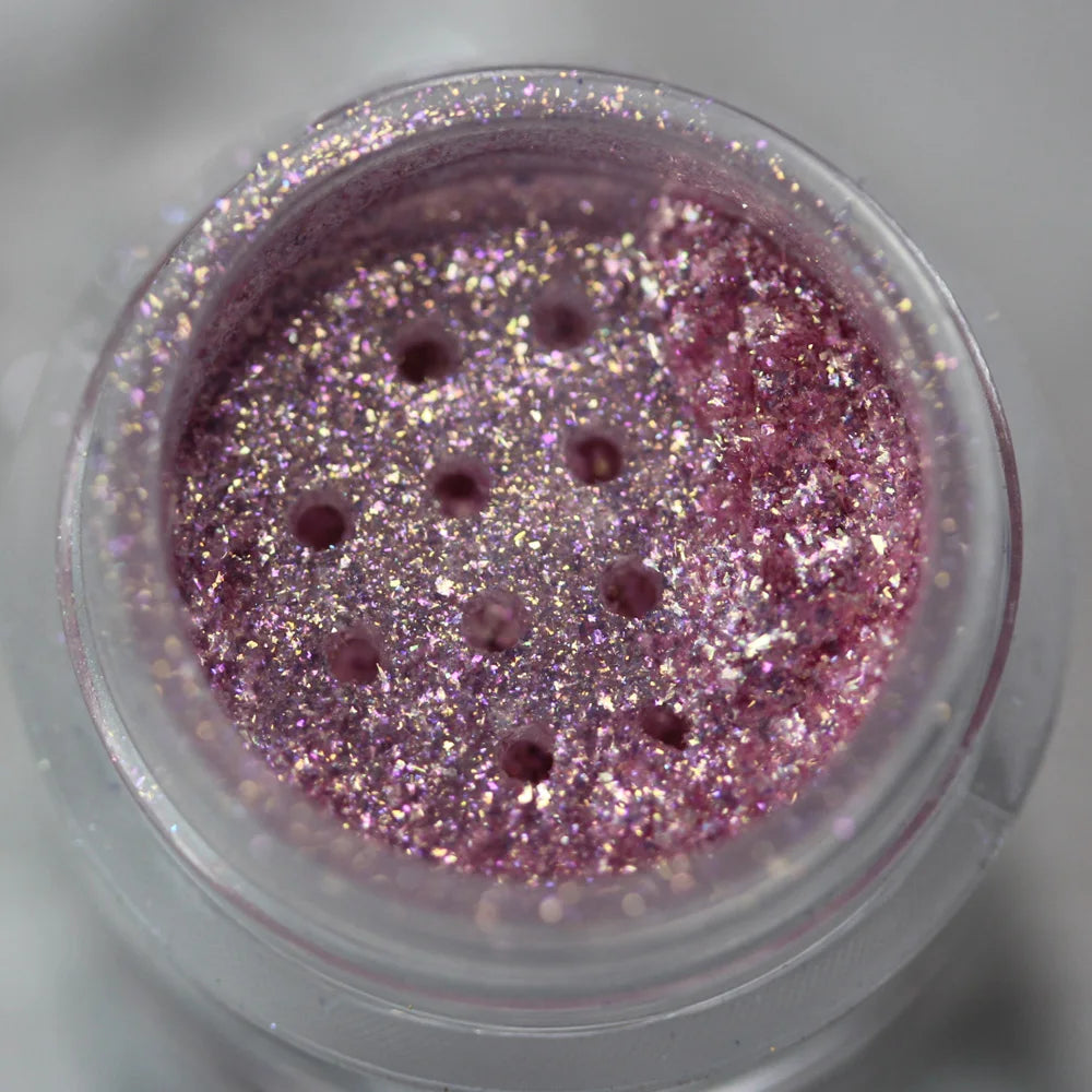 Cosmetic Beautiful Multichrome Loose Face Sparkly Diamond Pigment Powder Dust Safe for Eyeshadow Makeup Body Lipgloss Nail Art