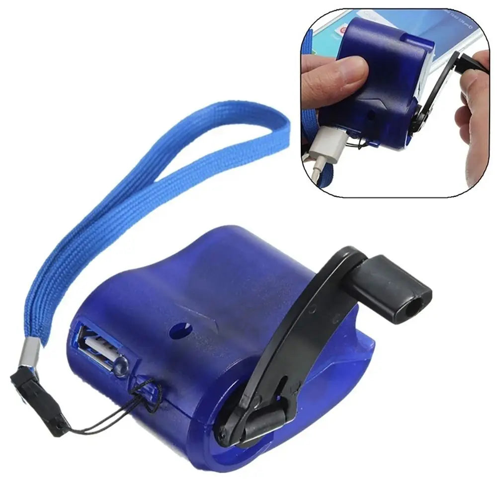 Portable Outdoor Power Bank Power Crank Dynamo Emergency Charger Manual Charger Phone Charging