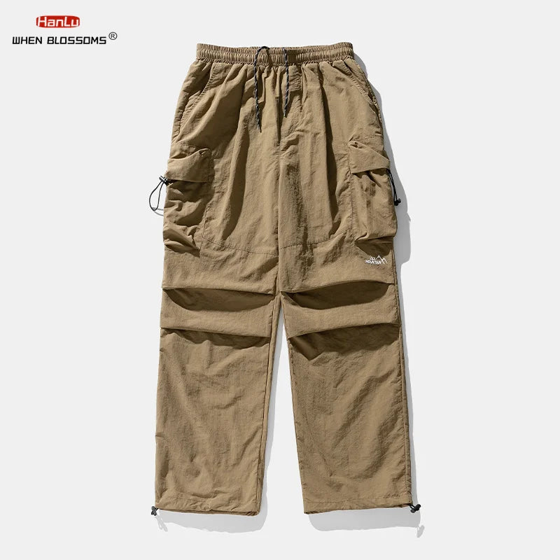 2023 Autumn New Fashion Streetwear Military Tactical Cargo Pants Men Clothing Japanese Harajuku Jogging Pants Black Joggers
