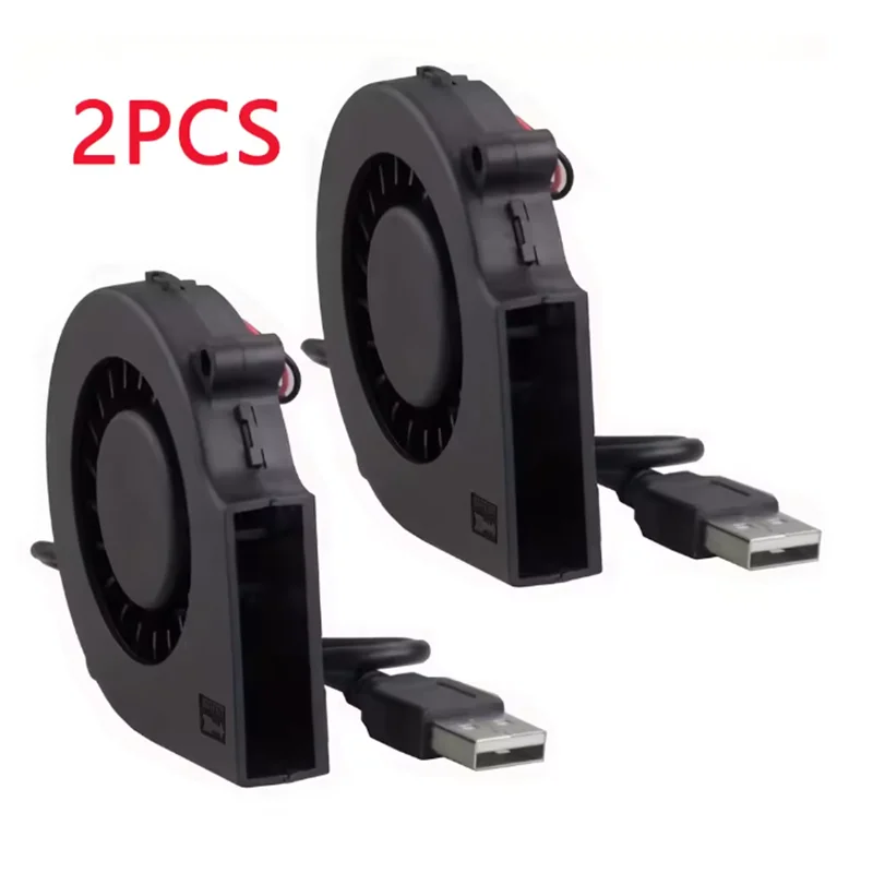 75mm USB Fan Cooling Turbo Blower Brushless 3D Printer 7515 For Extruder DC Cooler Power Inverter Air Pump PC CPU