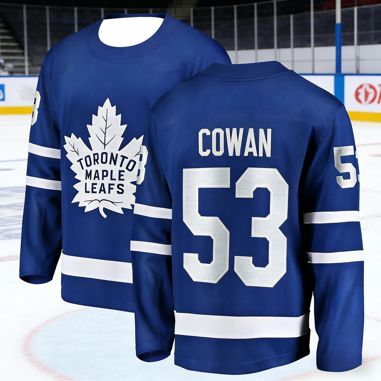2026 Men's New Toronto Ice Hockey Training Jersey with 3D Print, Breathable, Moisture-Wicking Long-Sleeved T-Shirt Kids