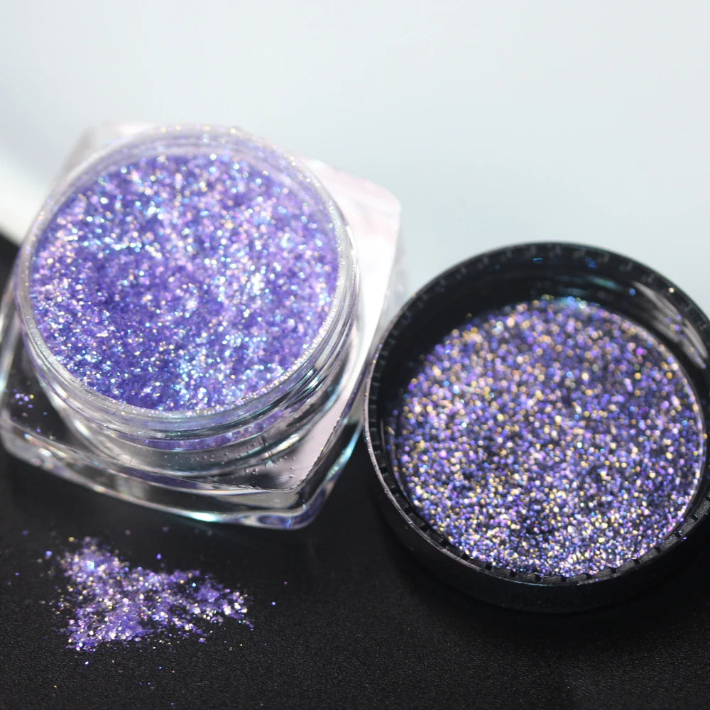 100colors Cosmetic Diamond Highlighter Pigment Eyes Loose Powder Makeup Pearlescent Shiny Eyeshadow Lipgloss Resin Craft DIY