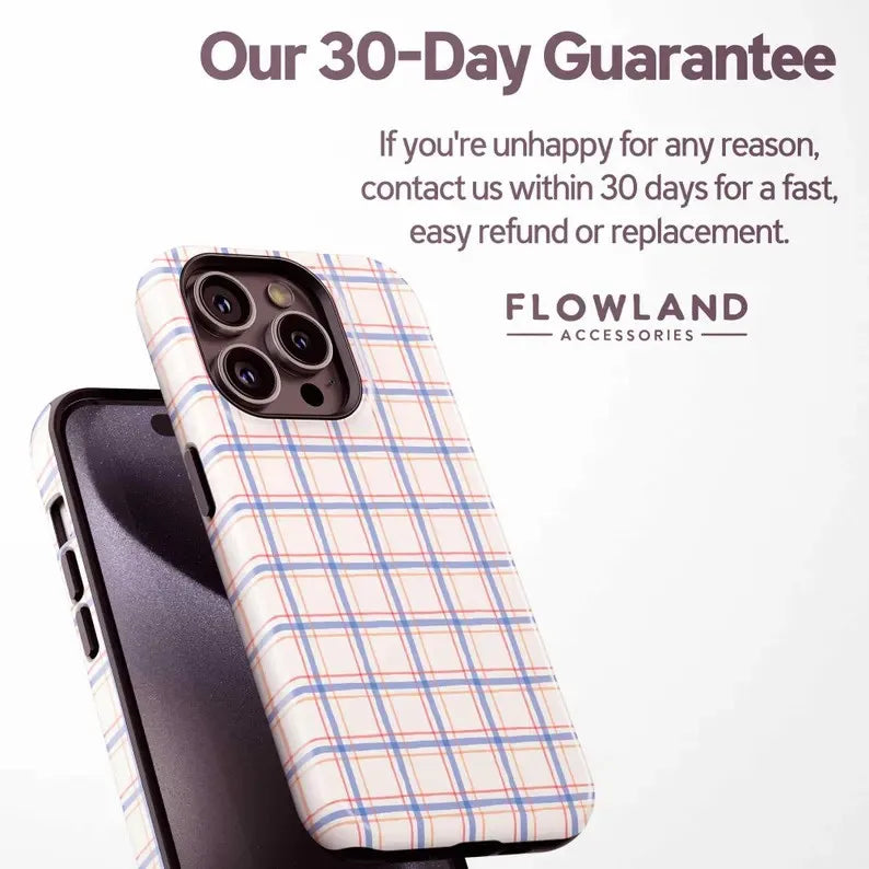 Luxury Houndstooth Pattern Design Phone Case for iPhone 17 16 15 14 13 12 11 7 8 Air Pro Max Plus Luxury Double-layer Back Cover