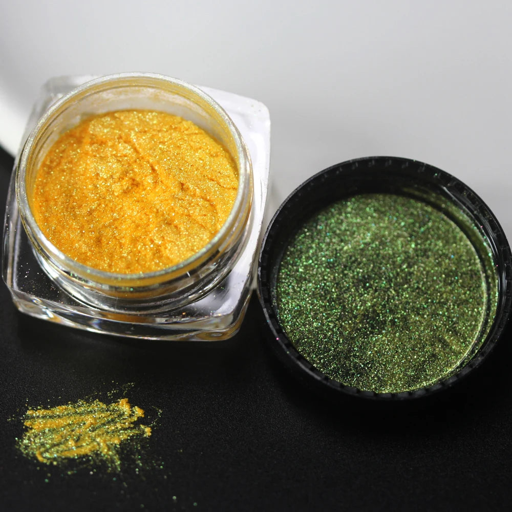 100colors Cosmetic Diamond Highlighter Pigment Eyes Loose Powder Makeup Pearlescent Shiny Eyeshadow Lipgloss Resin Craft DIY