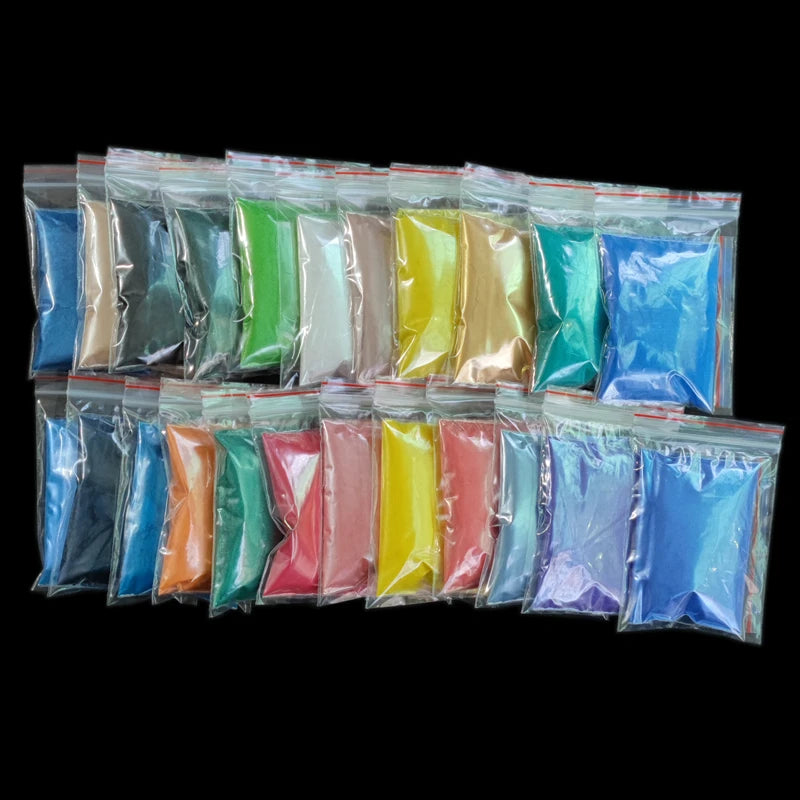 128Colors Luster Pearlescent Mica Powder DIY For Soap Candle Dye Epoxy Resin Paint Colorant Powder Makeup Cosmetic Pearl Pigment