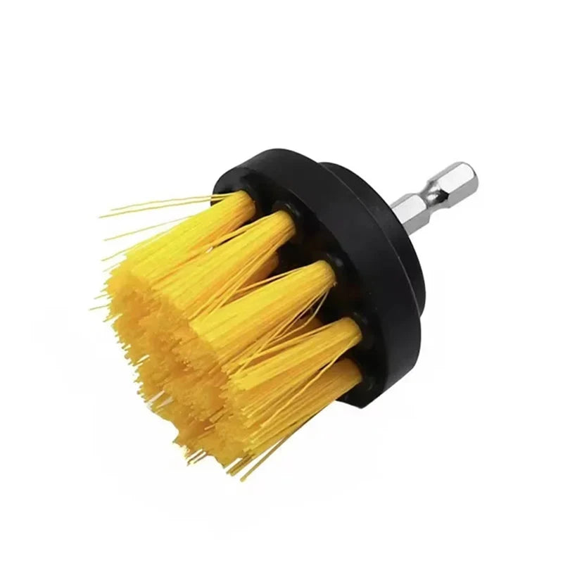 New Electric Scrubber Brush Drill Brush Kit Power Drills Scrubber Brush For Carpet Glass Car Tires Nylon Brushes 2/3.5/4''