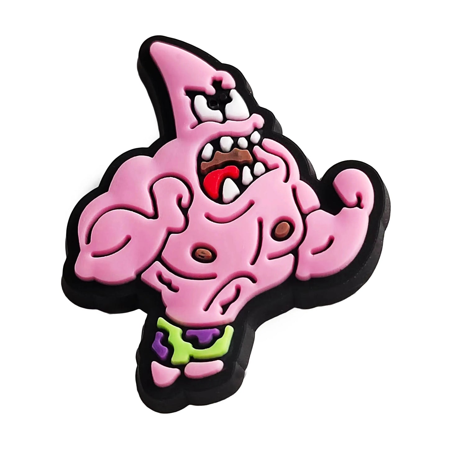 SpongeBob Cartoon Shoe Charms 1-20pcs Set SpongeBob SquarePants DIY PVC Decorations for Clog Sandals Kids Gift Shoe Accessories