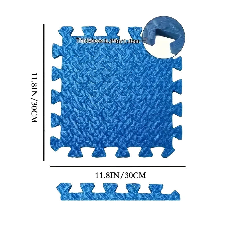 Dedicated Fitness Mat - 8/12/16Pcs Interlocking Sport Mat 30x30x1CM Puzzle Fitness Mat Gym and Yoga Equipment Protective Mat