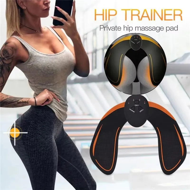 EMS Intelligent Buttocks Massager, Smart Buttocks Device, Butt Lifting Stickers, Home Buttocks Fitness Device