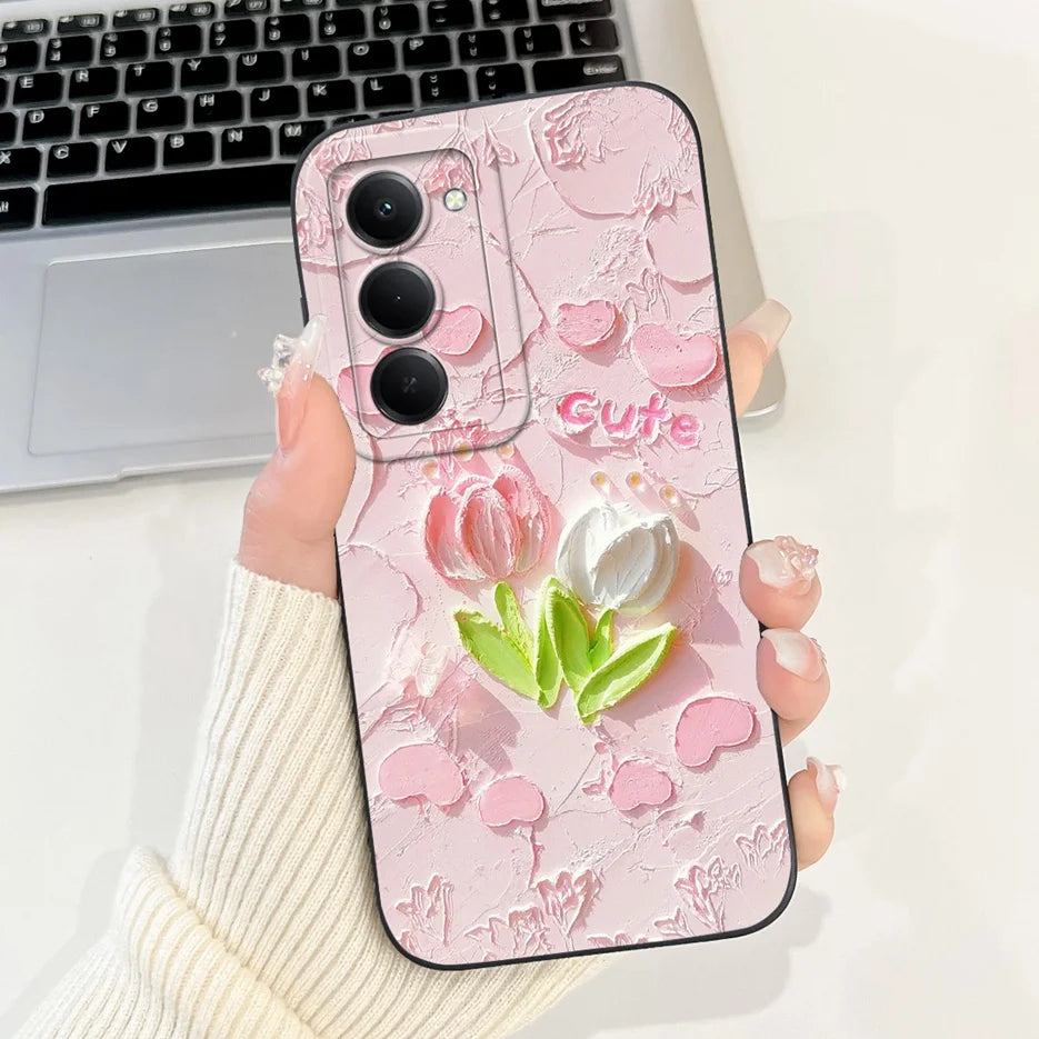 For Xiaomi Redmi 15 4G 5G Case Cute Panda Rabbit Cartoon Cover Shockproof Phone Case For Xiaomi Redmi 15 5G Redmi15 4G Soft Bags