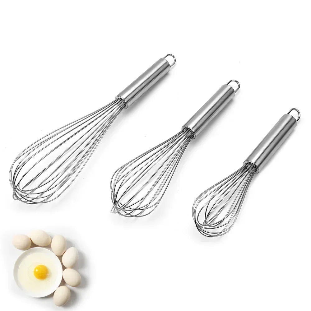 6/8/10/12 Inch Stainless Steel Egg Whisk Balloon Wire Hand Mixer for Baking Cooking Cream Butter Milk Dough kitchen gadgets
